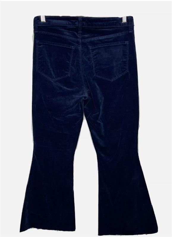 NWOTD l’agence Solana Velvet Flare Pants high rise cropped Pants 117636