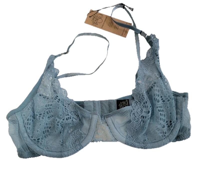 NWT Only Hearts S Blue Whisper Sweet Nothings Underwire Bra Blue 117641