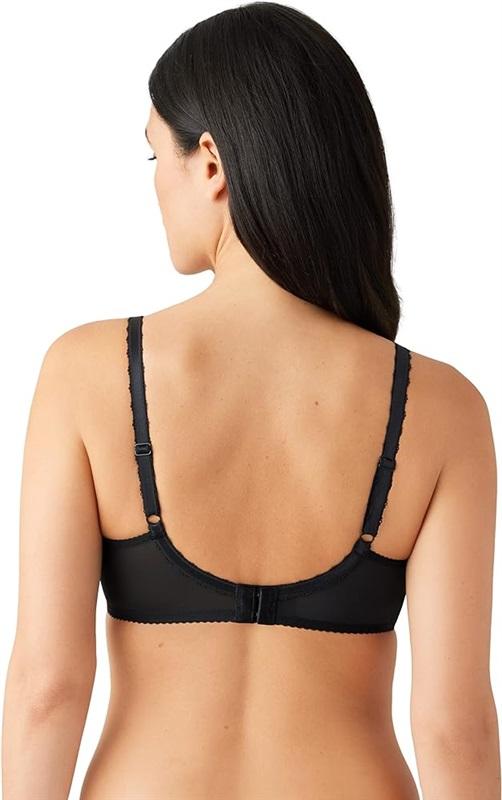 NWT Wacoal 40D Lifted in Luxury Lace 855433 Black Bra 117690