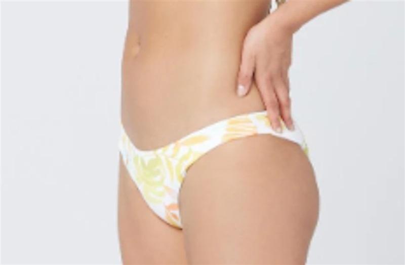 NWOT L*Space S Summer Tropics Sandy Classic Bikini Swim Bottom 117726