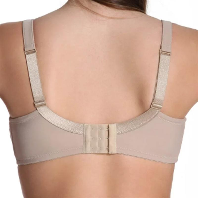 NWOT Carnival 34C Full Figure Molded Deep Plunge Bra Beige 117727