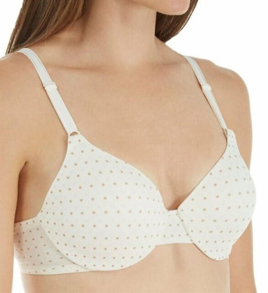NEW Warner's 40C This is Not a Bra Full Coverage Underwire 1593 Polka Dot 117744
