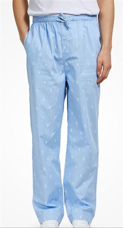 NWT Ralph Lauren 2XLT Blue All Over Pony Lounge Pants Pajamas 117763
