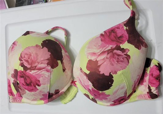 PO Cacique 44DDD Boost Plunge Floral T-Shirt Bra 117850