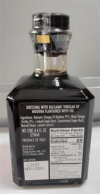 NWT Acetaia Del Re Dressing Balsamic Vinegar of Modena Truffle