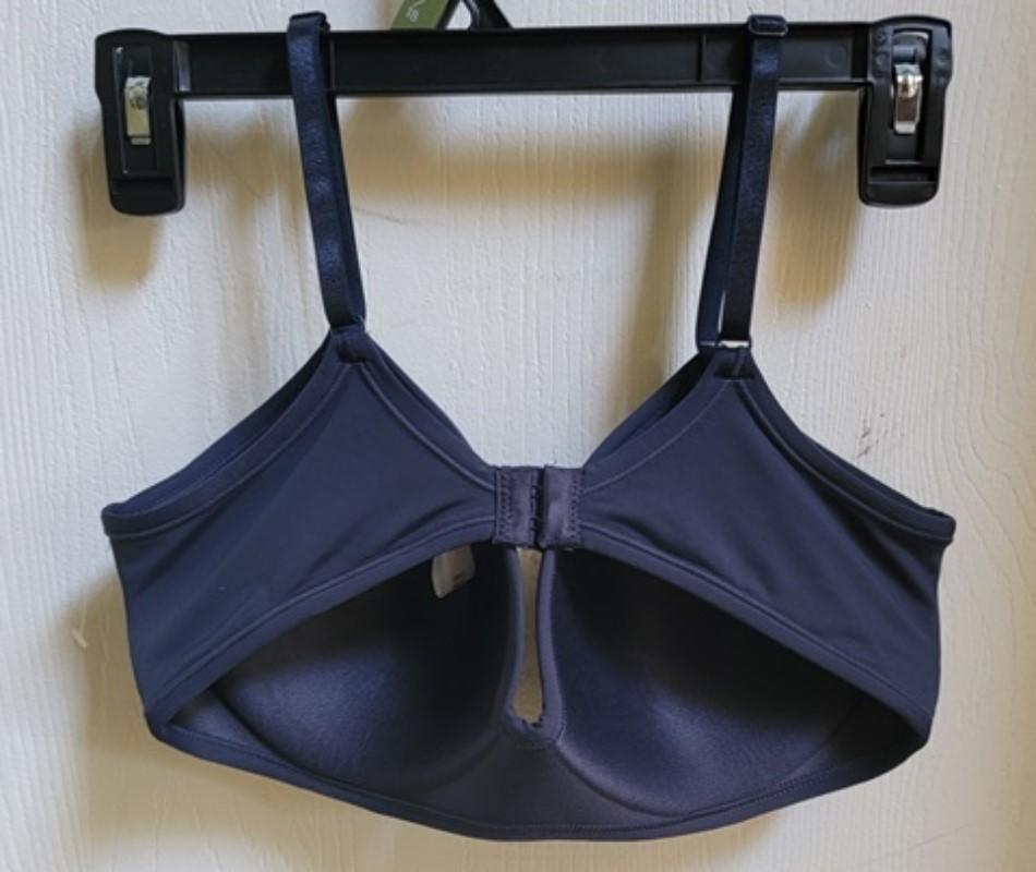 NWOt Parisian 36C Cushion Comfort Wire Free Contour Bra Blue 118035