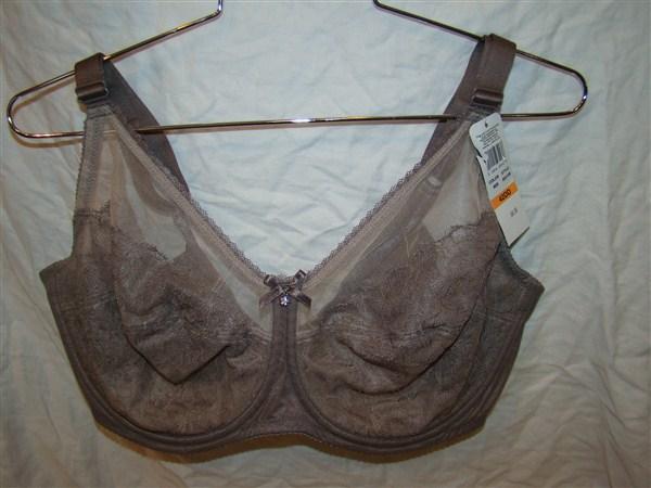 NWT Wacoal 34DDD Chantilly Lace Retro Chic 855186 Cappuccino Bra 118058