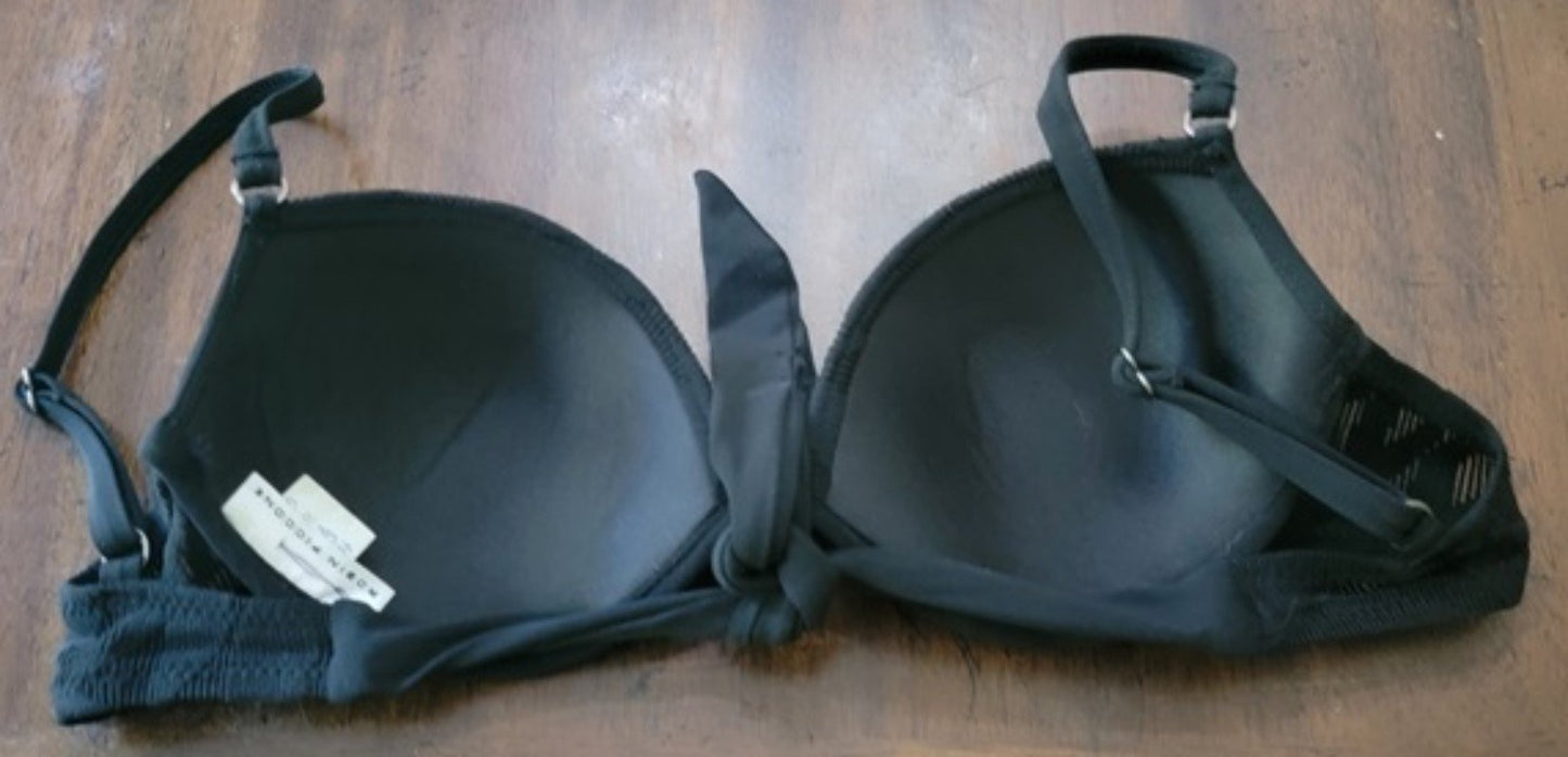 NWOT Robin Piccone Kelly M Solid Underwired Bikini Swim Top 118071