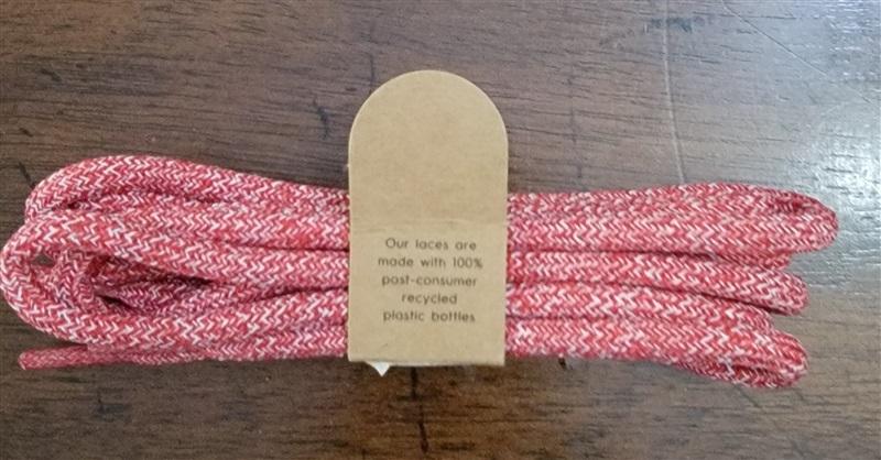 NWT AllBird's Natural Shoe Laces Red White Replacement Laces 118178