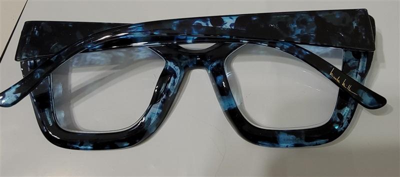NWT Nicole Miller 1.5 Blue Tortoiseshell Cat Eye Reading Glasses Readers 118188