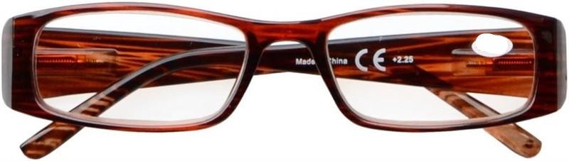NWT EyeKepper Rectangle x2.0 Reading Glasses Readers Brown 118195
