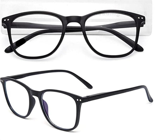 NWT Black Round Square Reading Nerd Glasses 1.0 Readers F17 118204