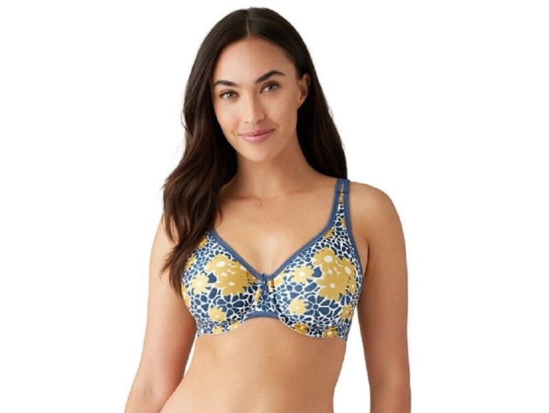 NWT Wacoal Basic Beauty 34D Full Figure Underwire Bra 855292 Flower 118229
