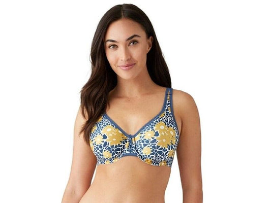 NWT Wacoal Basic Beauty 34D Full Figure Underwire Bra 855292 Flower 118229