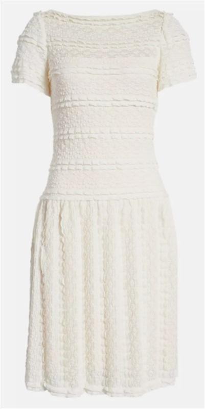 NWT SHO TADASHI SHOJI M Cloud Lace Short Dress 118277