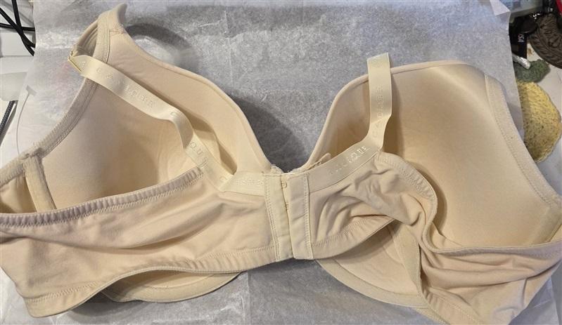 NWOT Cacique 40DDD Cotton Lightly Lined Full Ivory T-Shirt Bra 118314