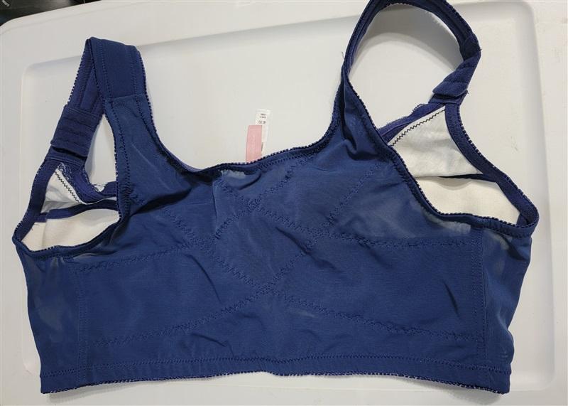NWOT 40DD Comfort Choice Wirefree Front Hook Seamless Leisure Bra Floral 118368
