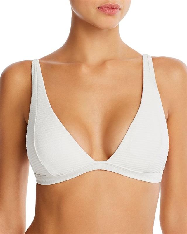 NWT L*Space DD Nina Cream Echo Chic Off the Grid Bikini Top 118451