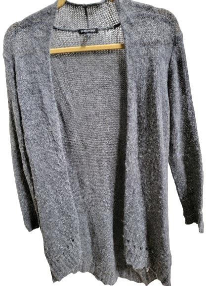 NWOT Eileen Fisher Alpaca Wool Gray Cardigan Sweater 118481
