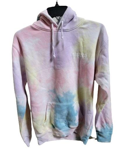 NWOT James Charles Sisters by Safety Pin Pastel Tie Dye Hoodie Sweatshirt 118487
