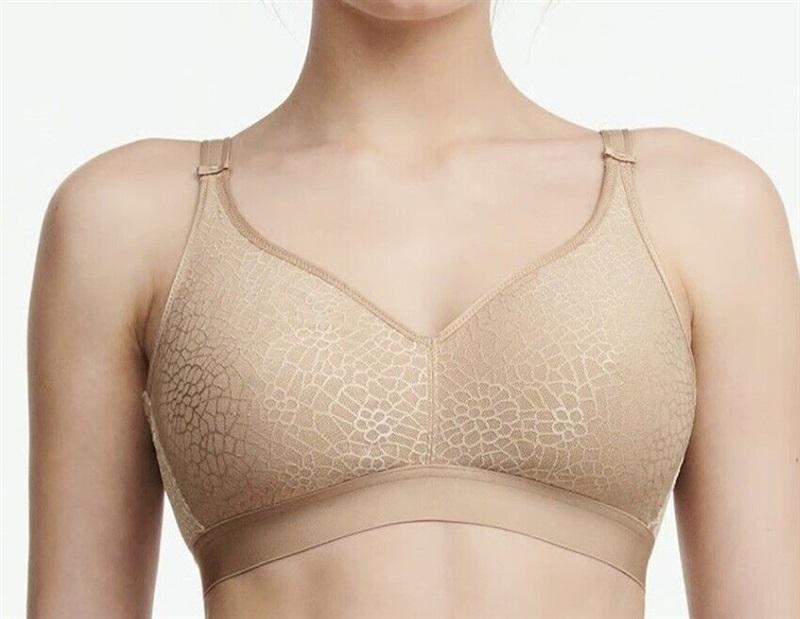 NWT Chantelle 40DDD C Magnifique Full Bust Wire Free Bra 1892 Beige 118498
