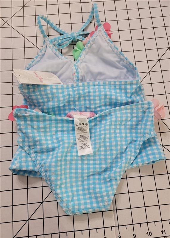 NWT Pilyq 3T Girls Tommy Bahama Tankini Gingham Swimsuit 118584