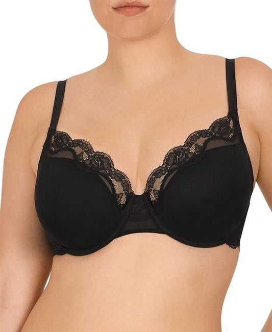 NWOT Natori 32DDD Elusive Full Figure Contour Bra 741199 Black 118605
