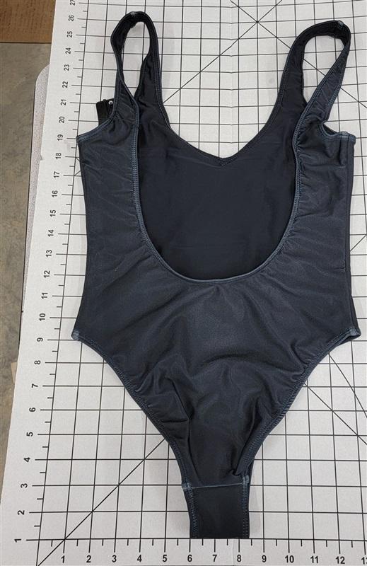 NWT Wildfox XS Sans Emploi Not Employed 1PC Black Swimsuit 118669