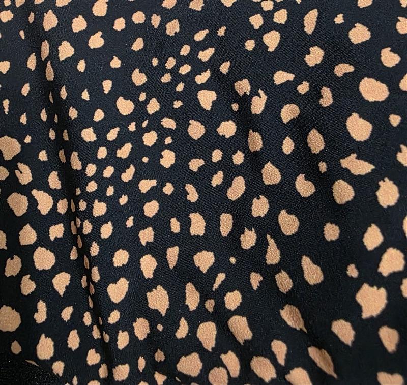 NWOT Seafolly 8 USA Hipster Bikini Bottom Spirit Animal Black orange 118683
