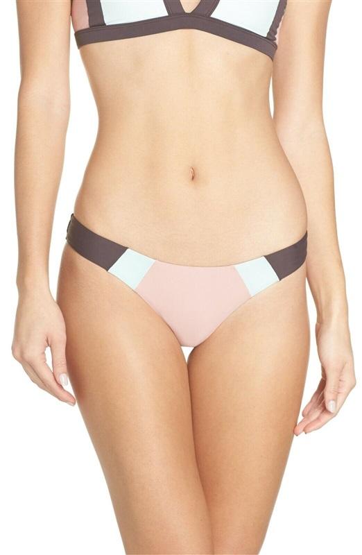 NWT Pilyq PQ Riviera S Colorblock Teeny Bikini Swim Bottom 118719