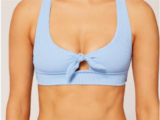 NWT L*Space Tara S Riv Blue Bikini Swim Top 118731