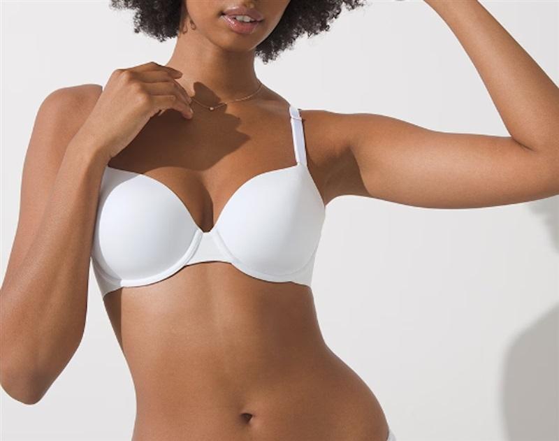 NWOTD Soma 40D Vanishing 360 Perfect Coverage T-Shirt Bra Light Gray 118792