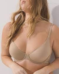 NWOT Soma 32B Embraceable Perfect Coverage Beige Bra 118833