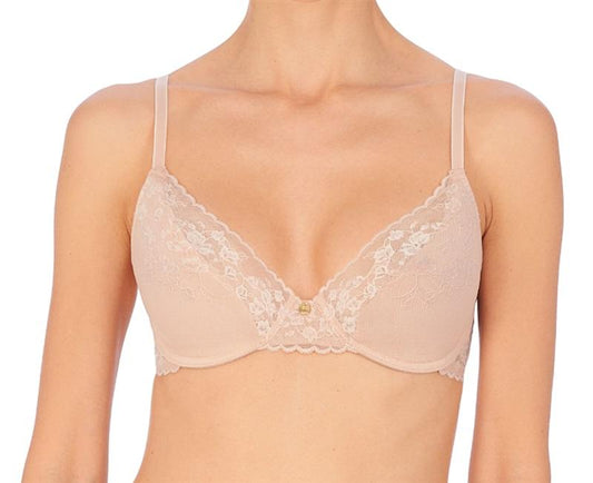 NWT Natori 32DD Cherry Blossom 727191 Push Up Convertible Bra Pink 118862