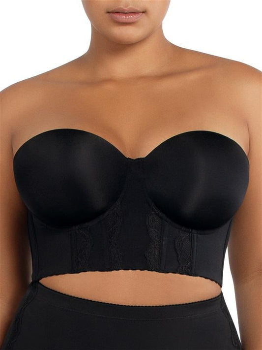 NWT Parfait 44C Elissa Longline Strapless Bra Style-P50116 Black #118910