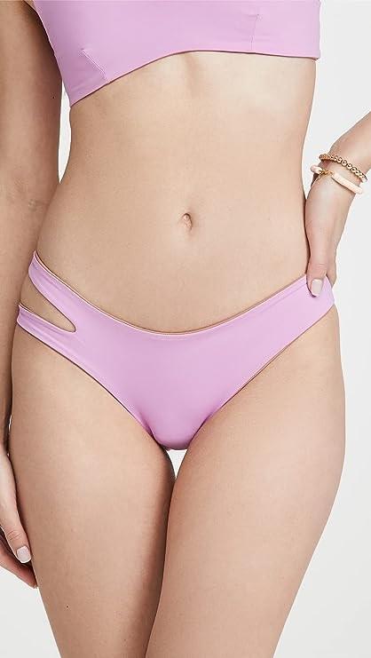 NWT L*Space S Breakers Bikini Swim Bottom Purple Beige 118921
