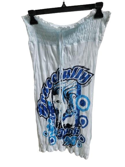 NWOT Junk 98 S Baby Blue Mini Tube Dress 118932