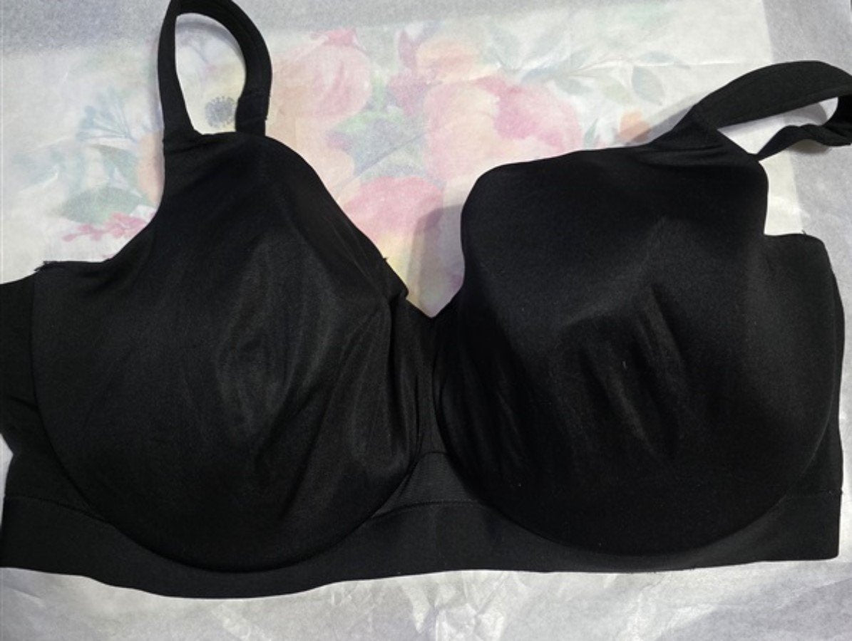 NWOT Cacique 40F Smooth Lightly Lined Full Coverage Black 118957