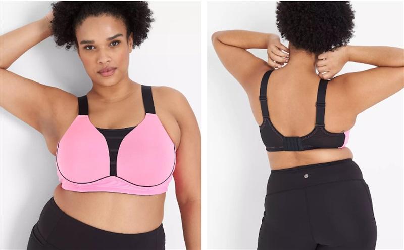 NWOT Lane Bryant LIVI 44DD Active Medium-Impact Wick Wireless Sport Bra 119022