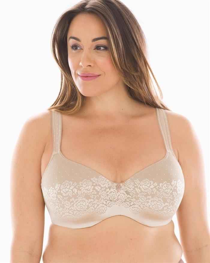 NWOT Soma 44DD Stunning Support Balconette Bra Beige 119146