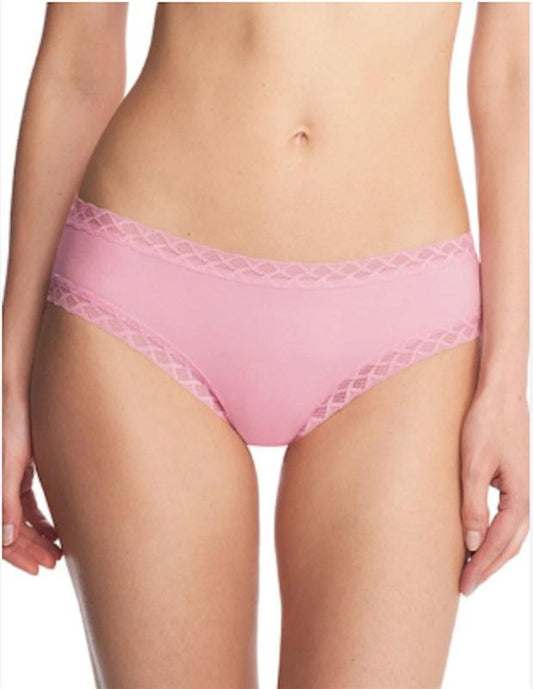 NWT Natori XXL Bliss Girl Brief Lace Trimmed Cotton Panty 156058 Pink 119171