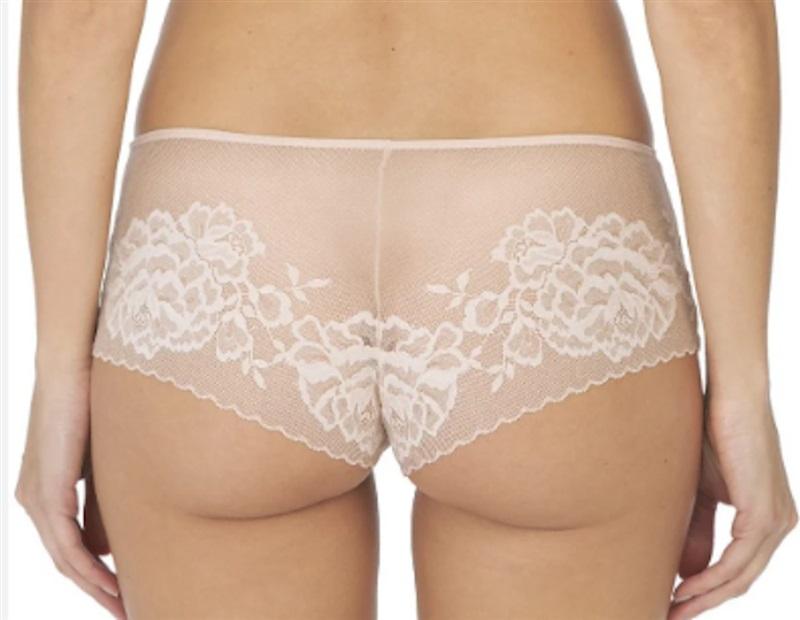 NWOT Natori M Flora Girl Brief Lace Panty Beige or Rose 119181
