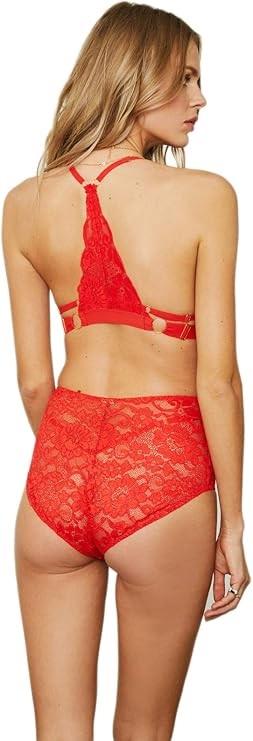 NWT HAH Intimates L SistHAH Bralittle Racerback Bralette Red 119213