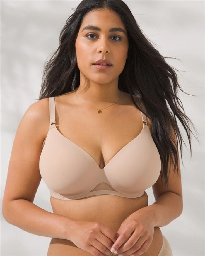 NWT Soma 40DD Bodify Perfect Coverage Underwire Bra Warm Amber Beige 119236