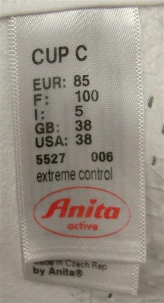 NWOT Anita Sports 30c Extreme Control Wireless Bra 5527 White 119238