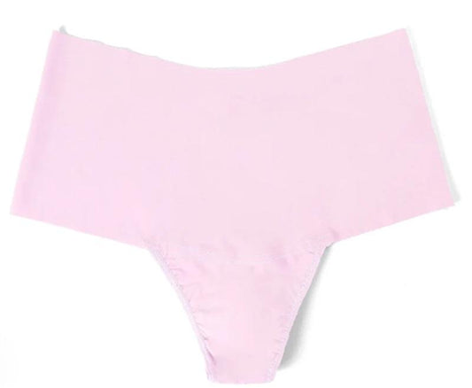 NWT Hanky Panky S Breathe Hi Rise Thong Underwear Panty Pink 119273