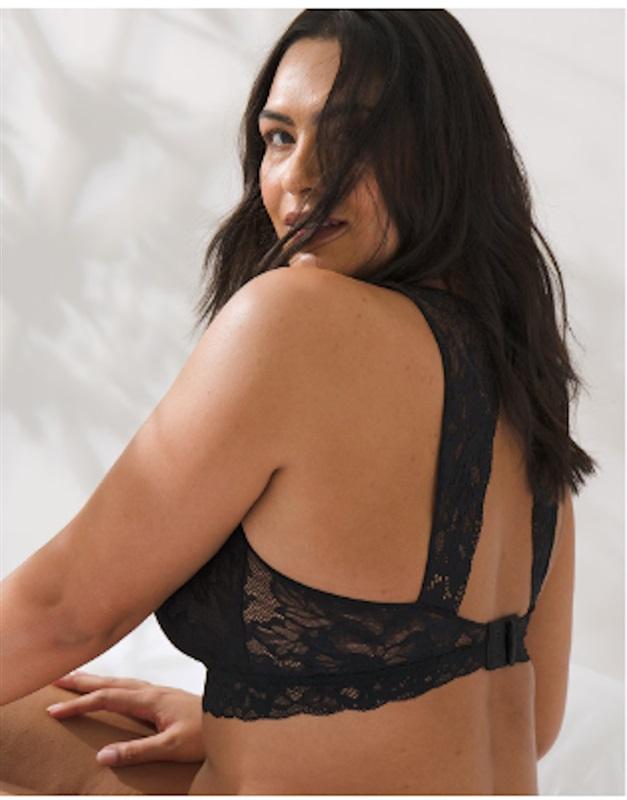 NWT Soma M Embraceable Signature lace Back Bralette Bra Pink 119331