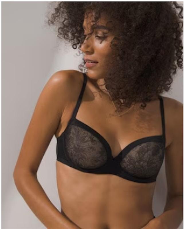 NWOTD Soma 36C Lightest Lift Demi Black Underwire 119348