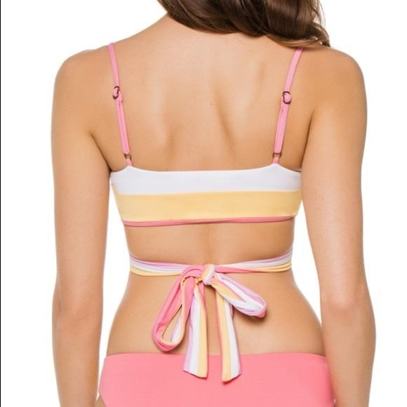 NWOT Becca Virtue LG Color Code Wrap Bikini Swim TOp 119367