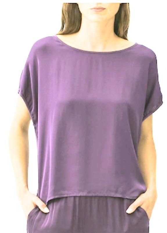 NWOT Michael Stars S Elena Short Sleeve T Shirt Lilac 119388